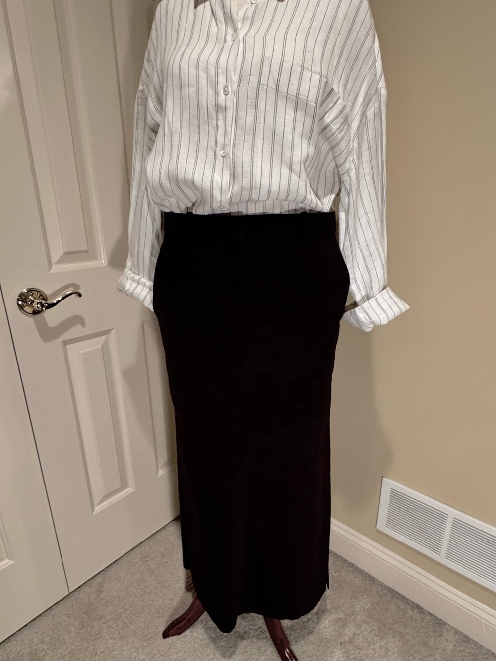 Classic Black Maxi Skirt -COS